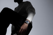 Hublot Classic Fusion Chronograph Titanium Blue 521.NX.7170.RX - polso